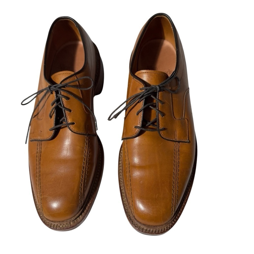 Allen Edmonds Hillcrest Bicycle Toe Oxford Dress Shoes – Brown, Size 7.5D Grad